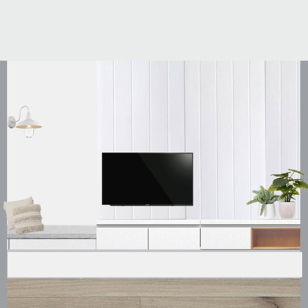 TV Unit / Bench Seat Interior Design Mood Board by becnjay Style