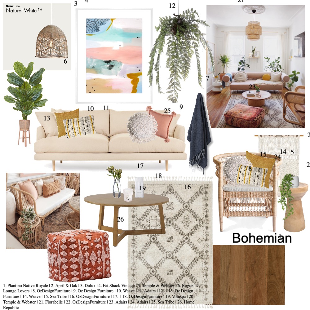 BOHEMIAN - BRANDS Interior Design Mood Board by jasmine-jayne-simmons ...