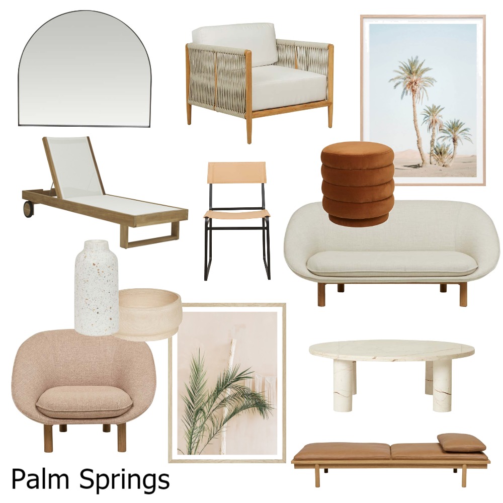 Palm Springs Interior Design Mood Board by Unearth Interiors - Style  Sourcebook