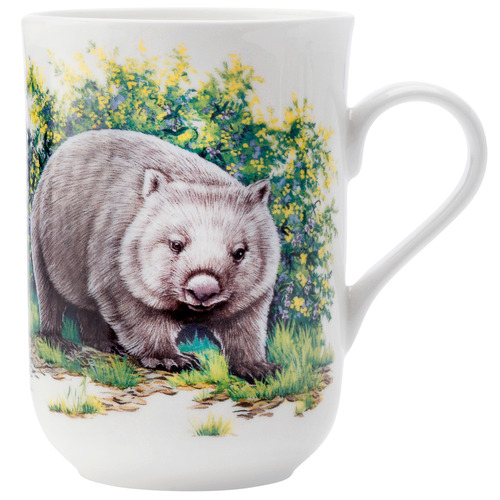 Wombat Cashmere Animals of Australia 300ml Mug by Temple & ster