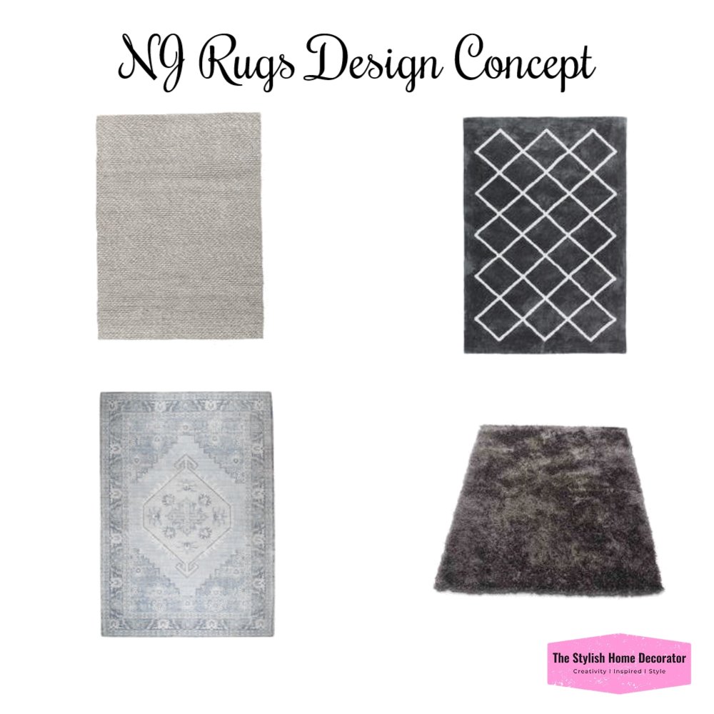 Rug Design Concept Interior Design Mood Board by stylishhomedecorator