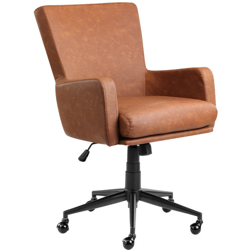 Tan Creed Faux Leather Office Chair by Temple & ster Style Sourcebook