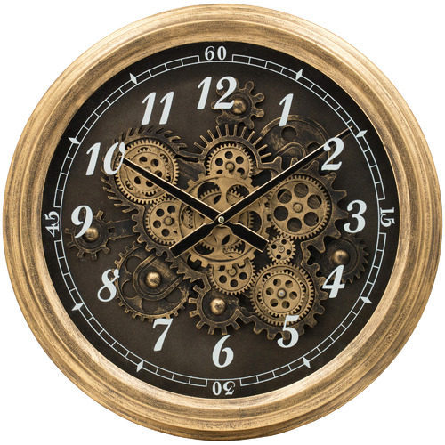 53cm Bronze Shania Wall Clock by Temple & ster Style Sourcebook