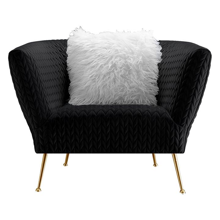 Zeta Armchair in Black by Future Classics Furniture by Future Classics Furniture Style Sourcebook