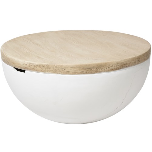 Round Hamptons Coffee Table by Temple & ster Style Sourcebook