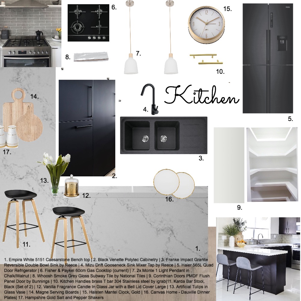 Mum's Kitchen Interior Design Mood Board by gbsmith26 Style Sourcebook
