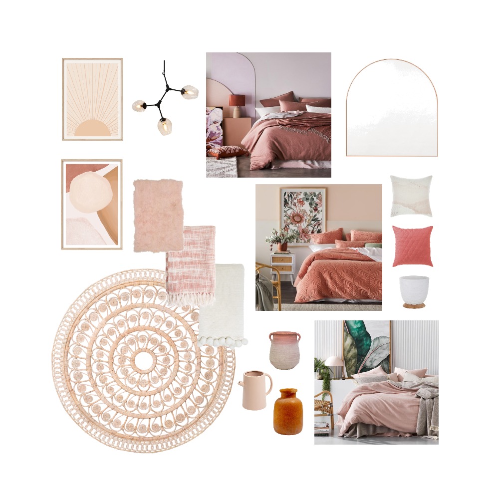 Terracotta Pink Interior Design Mood Board by Steph Nereece - Style ...