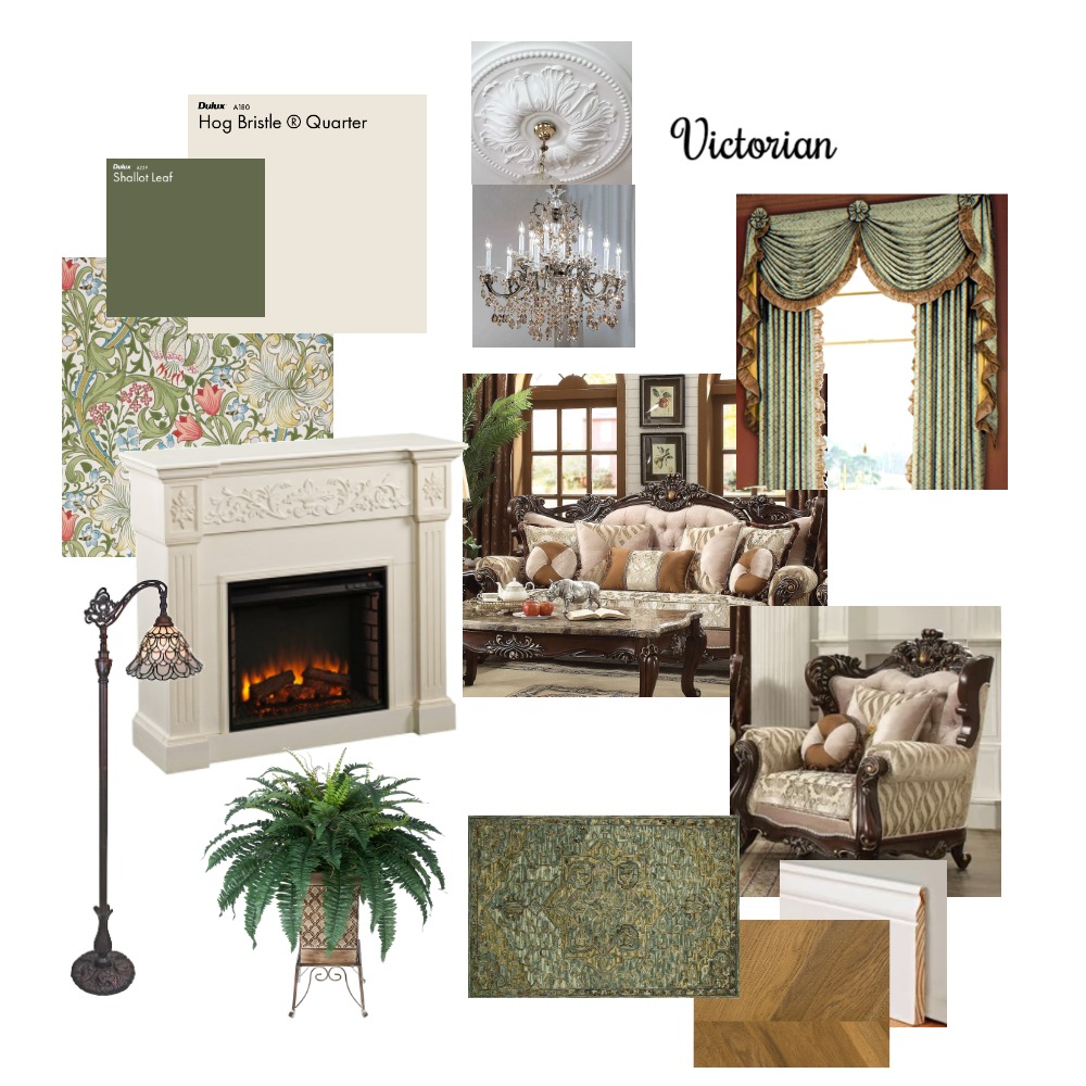 Victorian Mood Board Interior Design Mood Board by KathyOverton - Style ...