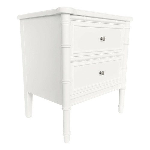 White Cameron Bedside Table by Temple & ster Style Sourcebook