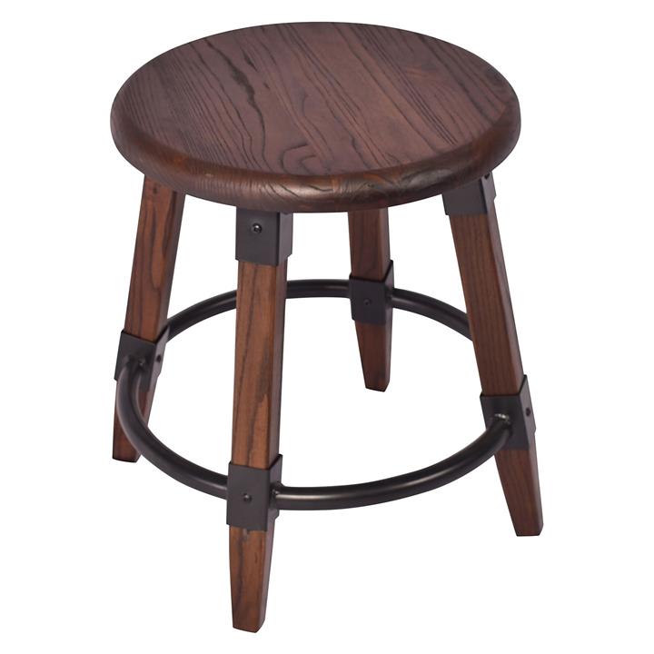 Felix Timber Stool in Walnut by Alliance Furniture by Alliance