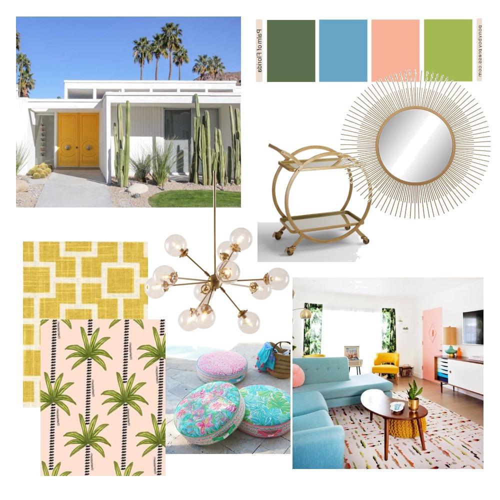 Palm Springs Interior Design Mood Board by Rebecca Skrokov - Style  Sourcebook