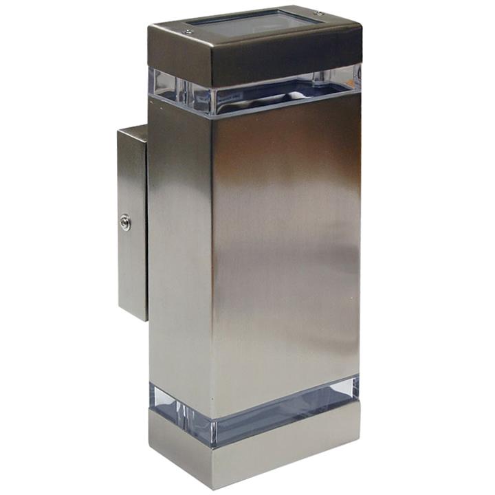 Dixon IP44 Outdoor Up Down Wall Light Stainless Steel By Telbix 