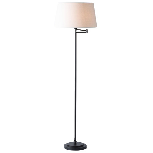 Hayes Metal Floor Lamp Base Colour: Black by Temple & Webster | Style