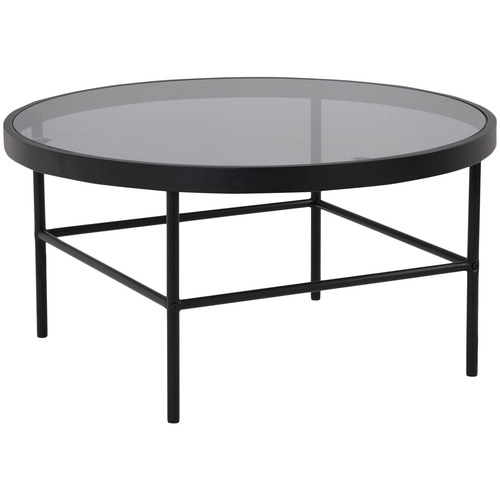 Cazella Round GlassTop Coffee Table by Temple & ster Style Sourcebook