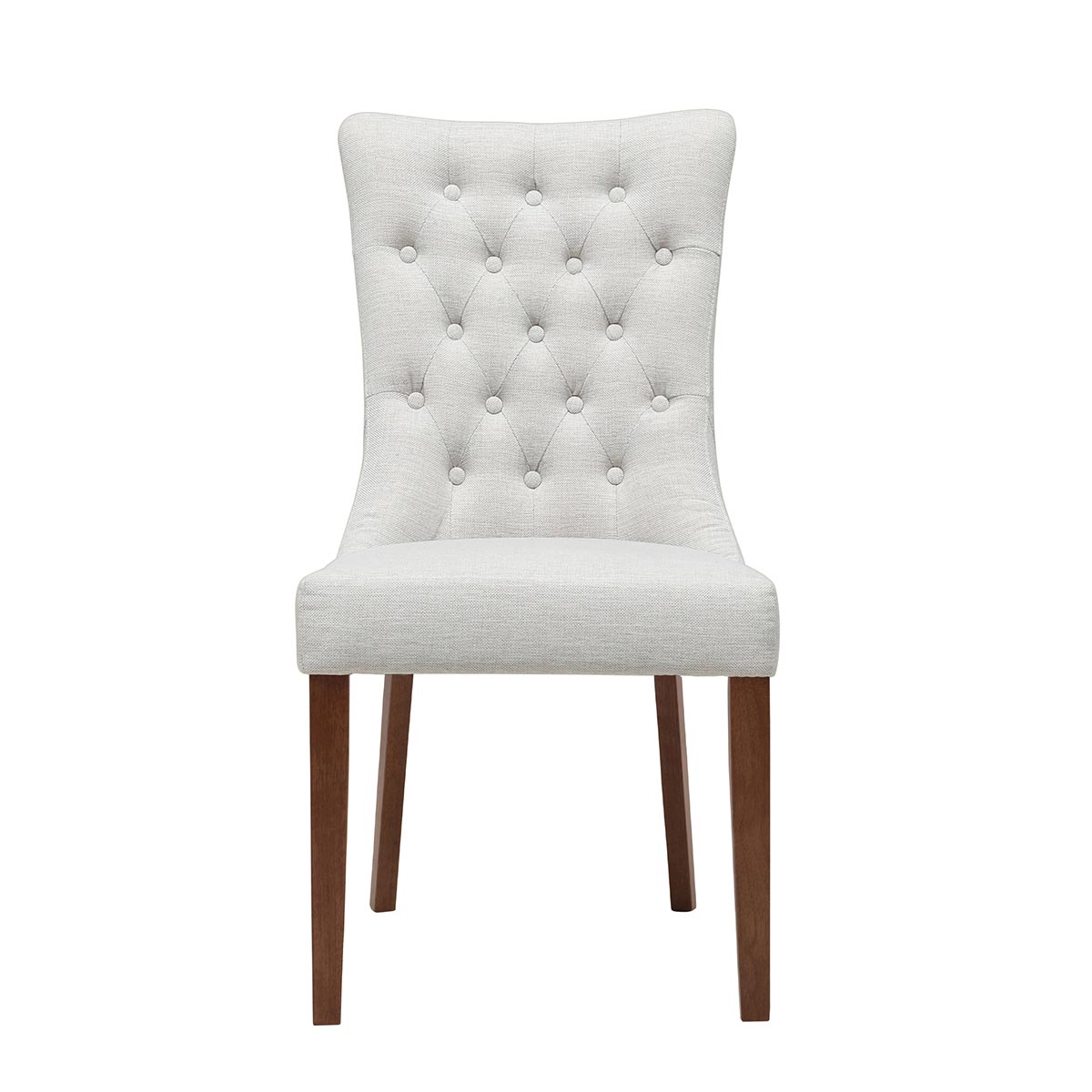 Xavier Dining Chair in Beige/Blackwood Leg by OzDesignFurniture Style