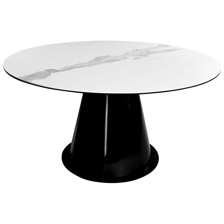 Marcos Ceramic Top Round Dining Table, 150cm by Viterbo Modern