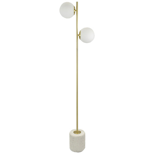 Anais Terrazzo & Metal Floor Lamp by Temple & ster Style Sourcebook