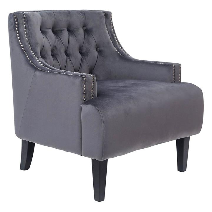 Skyler Armchair in Charcoal by CAFE Lighting & Living by CAFE Lighting