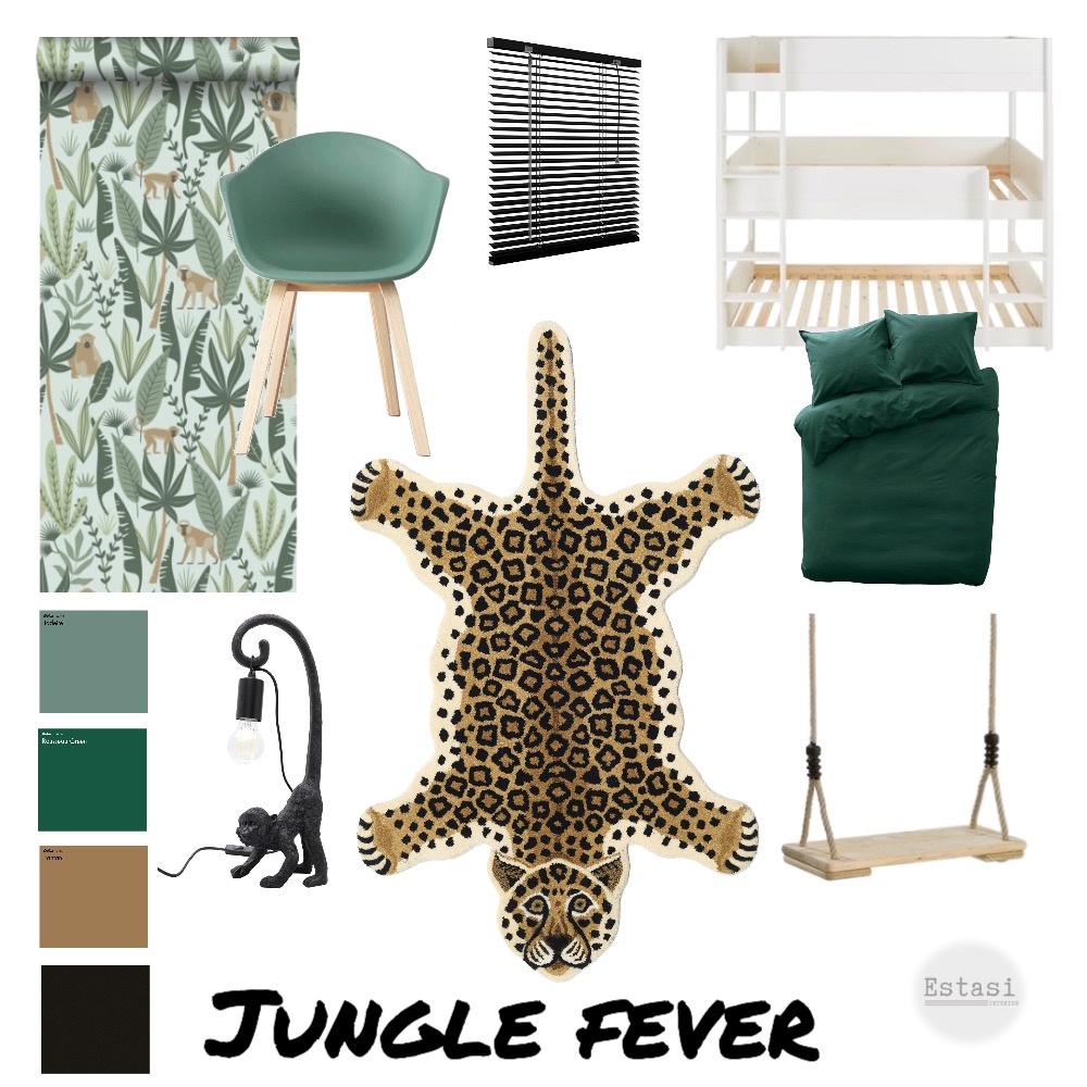 Jungle fever Interior Design Mood Board by Estasi Interior Style