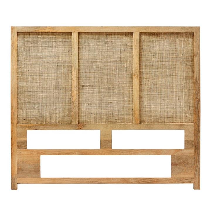 Home Republic Anjuna Bedhead Queen Natural Bedhead By Adairs by