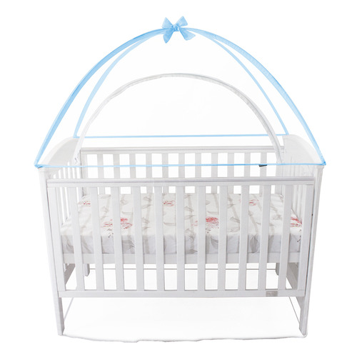 Cot Canopy Net Standard Cot Size Colour Sky Blue by Temple & Webster