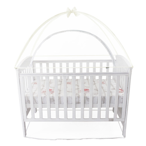 Cot Canopy Net Standard Cot Size Colour Cream by Temple & ster