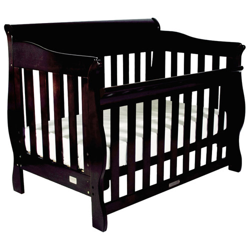 Amani Sleigh Cot Colour English Oak by Temple & ster Style Sourcebook