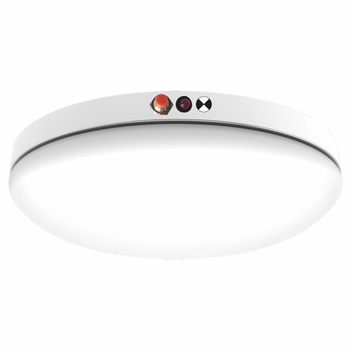 SAL Opal II Commercial Grade LED Emergency Oyster Light, 1.6W, CCT by