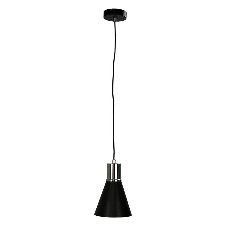 Como Single Pendant Light in Chrome by Oriel Lighting by Oriel Lighting