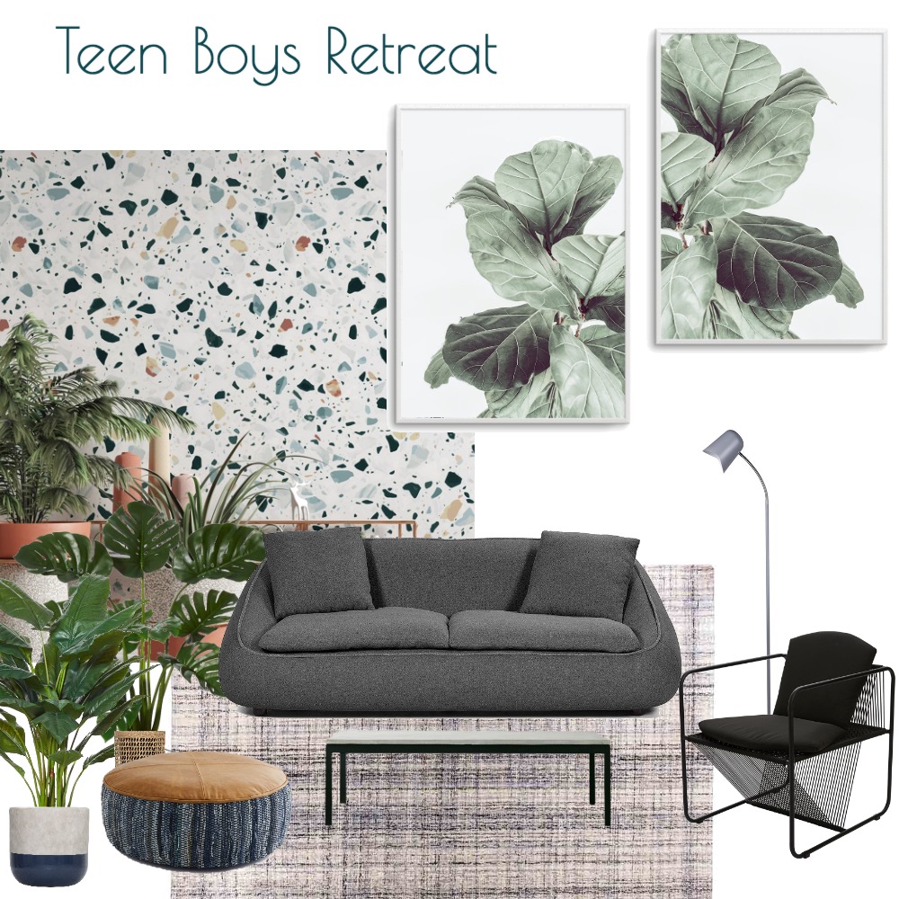 Teen Boys Retreat Interior Design Mood Board by Olive et Oriel | Style ...