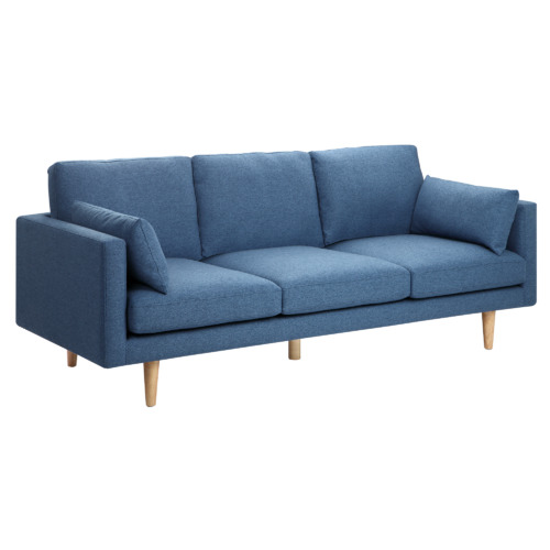 Astrid 3 Seater Sofa Colour Navy by Temple & ster Style Sourcebook
