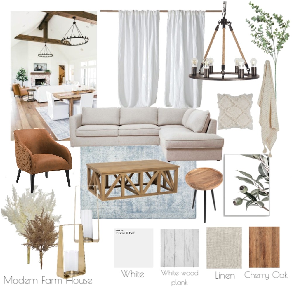 Modern Farm House Design Moodboard Interior Design Mood Board by ...