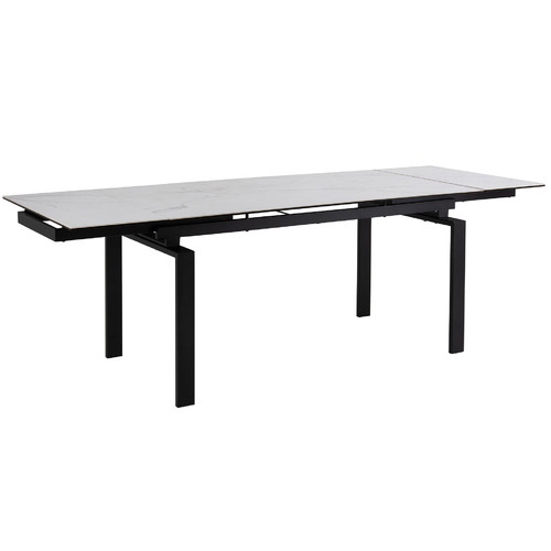 Kingston Porcelain Extendable Dining Table Tabletop Colour White by Temple & ster Style