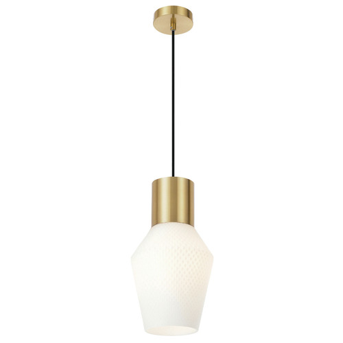 Rene Pendant Light Shade Colour Opal Matte by Temple & ster Style