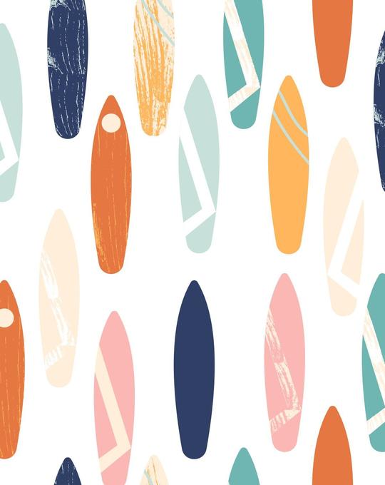 Surfboards Wallpaper by oliveetoriel.com - Style Sourcebook