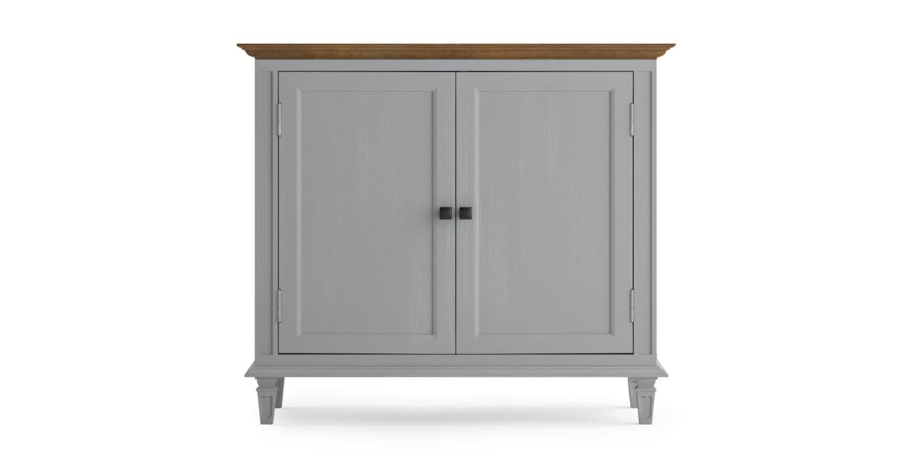 Enzo Bar Ash Grey Solid Mango Wood by Brosa Style Sourcebook