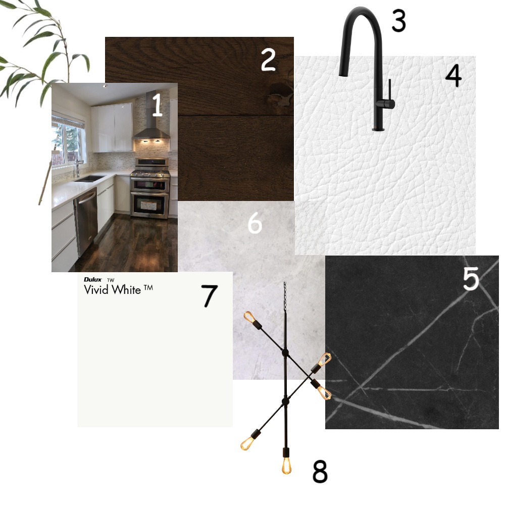 Achromatic flat lay board Interior Design Mood Board by celinavelasco