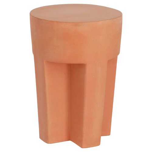 Vivian Terracotta Outdoor Side Table by Temple & ster Style Sourcebook