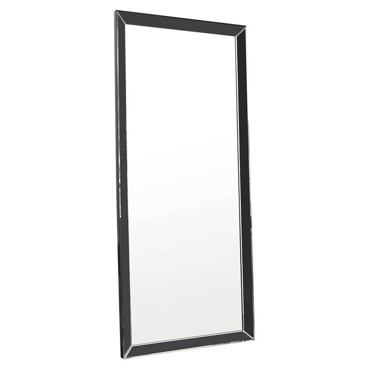Libby Leaner Floor Mirror, 178cm, Black by Casa Bella Style Sourcebook