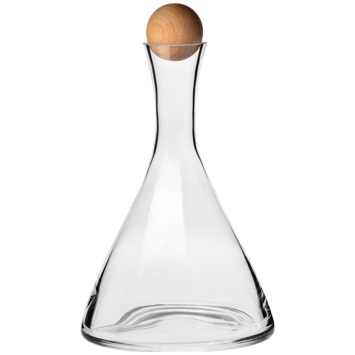 Krosno Connoisseur 1L Wine Decanter with Beechwood Stopper by Temple