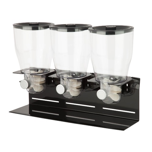 Professional Series Triple Canister Dispenser Colour Black by Temple