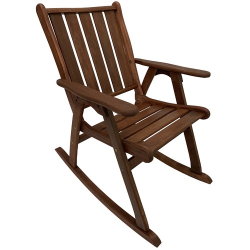Mada Shorea Wood Summer Rocking Chair by Temple & ster Style