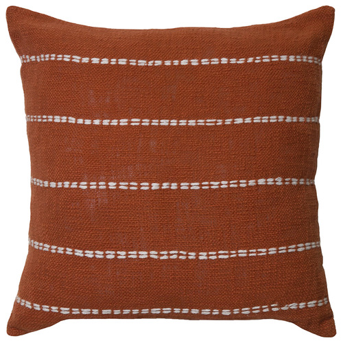 Sutton Cotton Cushion Colour Burnt Orange by Temple & ster Style Sourcebook
