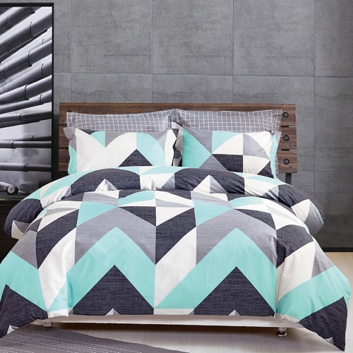 Modern City Cotton Quilt Cover Set Size Queen by Temple & ster