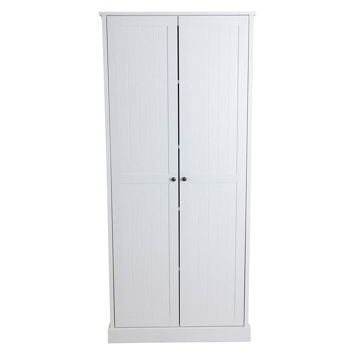 Hamptons Tall Cupboard, 2 Doors in White by Meubilair by Meubilair