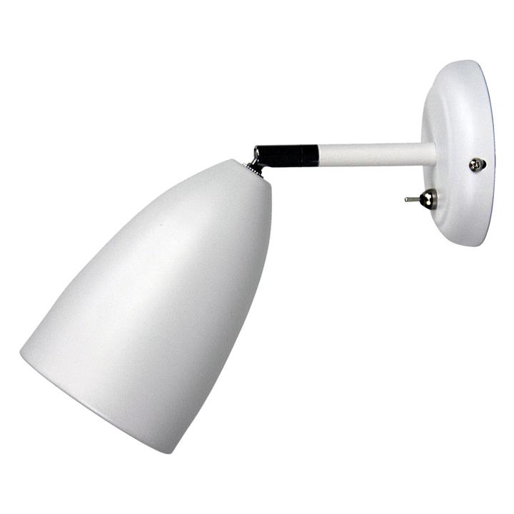 Salem Adjustable Wall Light with Switch in White by Oriel Lighting by