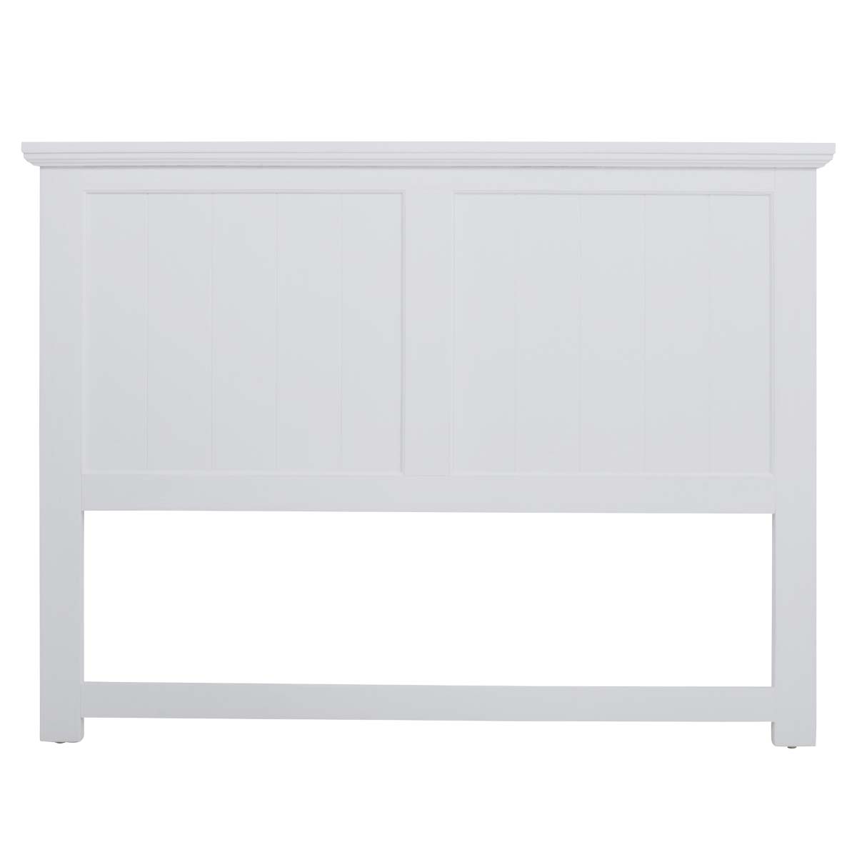 Hamptons King Bedhead in White by OzDesignFurniture Style Sourcebook