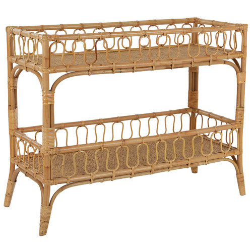 Saul Rattan Console Table by Temple & ster Style Sourcebook