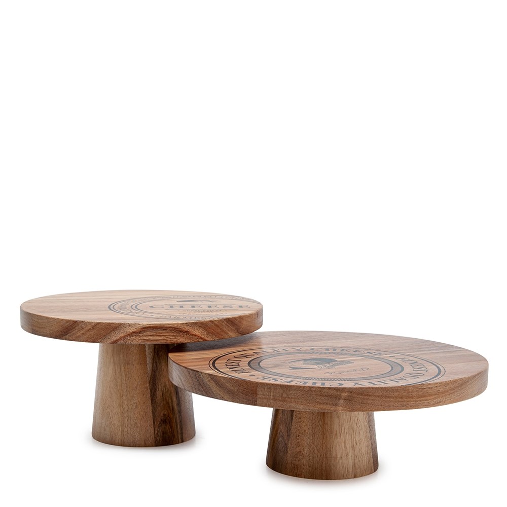 Salt & Pepper Fromage Set of 2 Serving Stands by Salt & Pepper Style