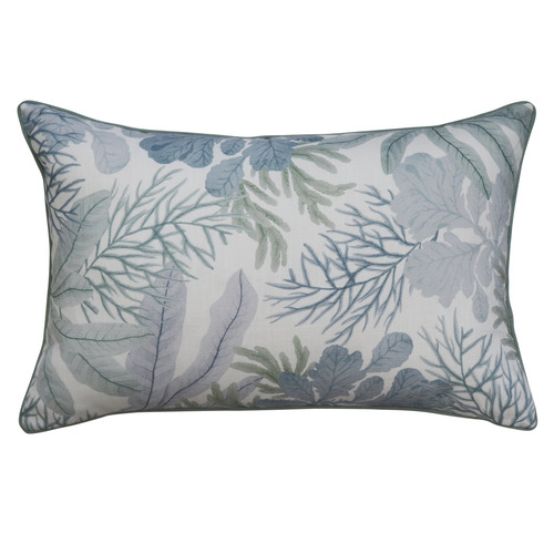 Portsea LinenBlend Lumbar Cushion by Temple & ster Style Sourcebook